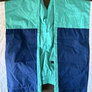 Nautica Teal and Navy Mesh-Lined Jacket